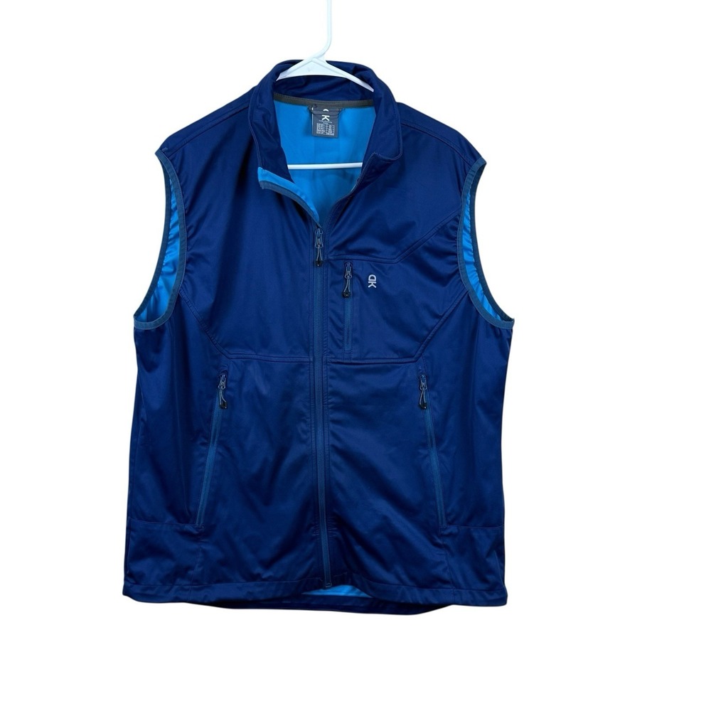 Little Donkey Andy Mens Full Zip Vest Size XL Blue Gorpcore Hiking Outdoor